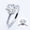 (IGI) 2.17ct., Laboratory Grown Diamond (Round Brilliant, CVD, 2.17 ct, E, VVS 2), Laboratory Grown Diamond (0.47ct.), Diamond Pair Ring