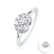 (IGI) 1.03 ct, Laboratory Grown Diamond (Round Brilliant, HPHT, 1.03 ct., D, VS1), Four Prongs Solitaire Diamond Ring