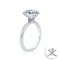 (IGI) 2.84ct., Laboratory Grown Diamond (Round Brilliant, CVD, 2.84 ct, D, VS 1), Six Prongs Solitaire Diamond Ring