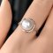 Approx. 8.0 mm, Akoya Pearl, Solitaire Pearl Diamond Ring