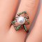 7.33 mm, Akoya Pearl, "Chrismas Tree" Solitaire Pearl Ring