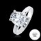 (IGI) 2.00ct, Laboratory Grown Diamond (Oval Brilliant, CVD, 2.00 ct, D, VS 1), Four Prongs Diamond Ring