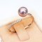 Approx. 6.0 mm, Pearl Candy, Freshwater Pearl, Pearl Open Ring