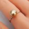 Approx. 8.8 - 9.0 mm, Gold South Sea Pearl, Solitaire Pearl Ring