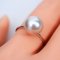 10.1 mm, Tahitian Pearl, Solitaire Pearl Ring