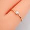 Approx. 3.0 - 3.5 mm, Akoya Pearl, Four Prongs Solitaire Pearl Ring