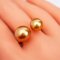 10.1 mm and 12.1 mm, Double Pearl Open Ring