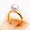 Approx. 8.0 mm, Akoya Pearl, Solitaire Pearl Ring