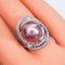 Approx. 13.0 mm, Edison Pearl, Galaxy CZ Solitaire Pearl Ring