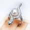 Approx. 8.0 mm, Akoya Pearl, Snake Pearl Ring