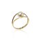 6.63 mm, Moonlight Lot, Akoya Pearl, Solitaire Pearl Parallel Line Ring