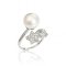 Approx. 10.0 mm, Edison Pearl, Star Paradise Pearl Open Ring