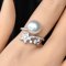 Approx. 10.0 mm, Edison Pearl, Star Paradise Pearl Open Ring