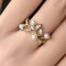 Approx. 3.5 mm, Akoya Pearl, Pearl Leaves Ring