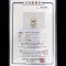 (PSL) (Amami Oshima) Approx. 12.8 mm, Aurora Chakin, Four Stripes Diamond Paved Solitaire Pearl Ring