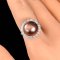 Approx. 12.0 - 13.0 mm, Edison Pearl, Solitaire Pearl Sun Halo CZ Ring