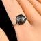 Approx. 11.5 mm, Tattoo Pearl, Solitaire Pearl Ring