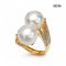 Approx. 12.0 mm, White South Sea Pearl, "Pearl Tough" Ring