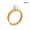 Approx. 6.0 mm, Moonlight Lot, Akoya Pearl, Solitaire Pearl Ring