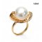 Approx. 13.0 mm, White South Sea Pearl, Bird Nest Pearl Ring