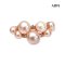 Approx. 3.0 - 7.0 mm, Freshwater Pearl, Cluster Pearls Ring
