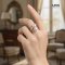 Approx. 10.0 mm, White South Sea Pearl, Duo Pearl Open Ring