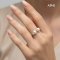 Approx. 6.0 mm, Moonlight Lot, Akoya Pearl, Double Pearl Open Ring