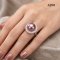 Approx. 13.0 mm, Edison Pearl, Solitaire Pearl Holo CZ Ring