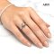 Approx. 8.0 mm, Tahitian Pearl, Solitaire Pearl Ring