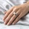 Approx. 7.0 - 13.0 mm, White South Sea and Tahitian Pearl, Duo Pearl Open Ring