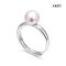Approx. 8.4 mm, Hanamomo, Akoya Pearl, Solitaire Pearl Ring