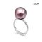 Approx. 12.0 mm, Edison Pearl, Solitaire Pearl Ring