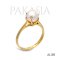 7.0 mm, Hanashinju, Mucho, Akoya Pearl, Six Prongs Solitaire Pearl Ring