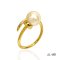 Approx. 8.0 mm, Gold South Sea Pearl, Nail Pearl Open Ring