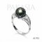 9.3 mm, Hanashinju, Tahitian Pearl, Pearl Diamond Ring