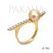 8.8 mm, Hanashinju, Gold South Sea Pearl, Pearl Ring
