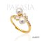 Approx. 5.0 mm up, AK Pearl, Duo Pearl Ring