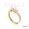 Approx. 6.0 mm, Moonlight, Akoya Pearl, Solitaire Pearl, T Shoulder CZ, Ring