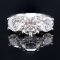 (IGI) 4.02 ct., Lab Grown Diamond, Three Stones Diamond Ring