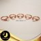 แหวนมุก Akoya บ่าประดับ Pink Tourmaline  / R786