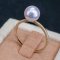 Approx. 7.79 mm, Akoya Pearl, Solitiare Pearl Ring