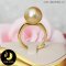 แหวนมุกเม็ดเดี่ยว มุก South Sea คัดเกรด สีทอง Light Gold (คละโทนและประกาย) ทรงSemi-round ขนาด 13 mm เกรด AA ตัวเรือนเงินแท้ 92.5 ชุบทอง / R840 / 3.2.64
