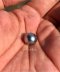 แหวนดวงตาราตรี ไข่มุกตาฮิติน้ำเค็มคัดเกรด สีเทา ทรงกลม ขนาด 10.98 mm เกรด AA+ Luster ดีเยี่ยม ตัวเรือนแหวน เงินแท้ 92.5 ชุบทองคำขาว ประดับเพชร CZ