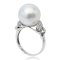 13.17 mm , South Sea Pearl (Sphere), Solitaire Pearl Ring