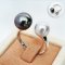 8.35 and 9.94 mm, White South Sea Pearl and Tahitian Pearl, Twin Pearls Open Ring