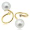 Approx. 12.72 mm, South Sea Pearl, Solitaire Pearl Open Ring