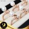 แหวน Open Ring หัวมุกและพลอยแท้ White Topaz ทรง Brillian cut บ่าแหวนประดับพลอยแท้ รวม 2 ct มุก South Sea น้ำเค็มคัดเกรด สีขาว ทรงกลม ขนาด 9.5 mm เกรด AA ตัวเรือนเงินแท้ 92.5 ชุบ Rose Gold ประดับพลอยแท้ White Topaz 2 ct. / วก011 / 10.3.64