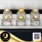 แหวนสี่สายไข่มุก South Sea น้ำเค็มคัดเกรดเม็ดเดี่ยว สีทอง-Middle/Deep Gold ทรงเกือบกลม ขนาด 12 mm เกรด AA+ ตัวเรือนแหวนสี่สาย เงินแท้ 92.5 ชุบทองคำขาว ประดับเพชร CZ / 19.5.64