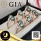 [GIA] แหวน Open ring หัวไขว้ไข่มุกทวิน ไข่มุกตาฮิติน้ำเค็มคัดเกรด สีดำประกายเขียว ทรงกลม ขนาด 8-9 mm เกรด AA+ [ไข่มุกผ่านการตรวจรับรองคุณภาพจาก สถาบัน GIA (Code: 0114-0133 / 1,701)] ตัวเรือนแหวน Open ring กรวยเกลี้ยง เงินแท้ 92.5 / 26.5.64