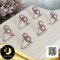 แหวน Open ring หัวไขว้ไข่มุกทวิน ไข่มุก Edison น้ำจืดคัดเกรด สีมัลติคัลเลอร์ ทรงกลม ขนาด 8-9 mm เกรด AA+ ตัวเรือนแหวน Open Ring กรวยเล็ก หัวไขว้ เงินแท้ 92.5 ชุบทองคำขาว / 30.6.64